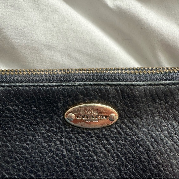 Vintage Coach Lyla Double Gusset Crossbody Bag Black - Picture 6 of 12